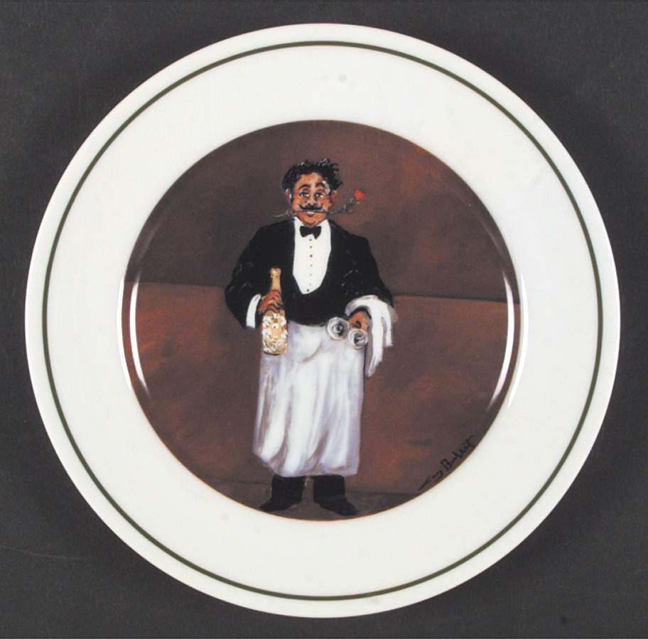 Sommelier Salad Plate by Guy Buffet-1
