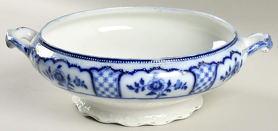 Melbourne (Flow Blue) Tureen No Lid by Grindley-1