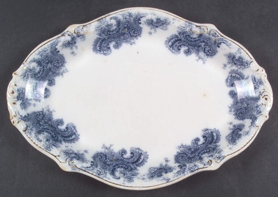 Dorothy 12" Oval Serving Platter by Grindley-1