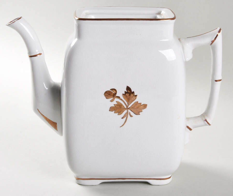 Tea Leaf Coffee Pot No Lid by Grindley-1