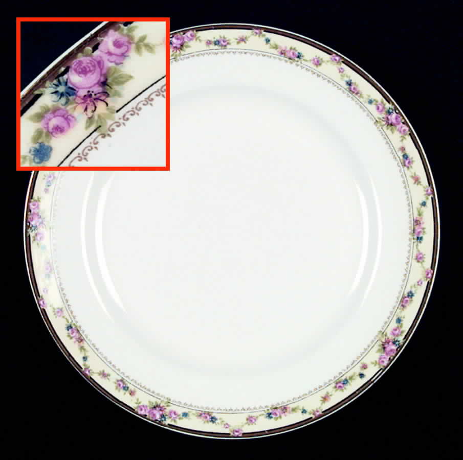 Rosetta Luncheon Plate by Grindley-1