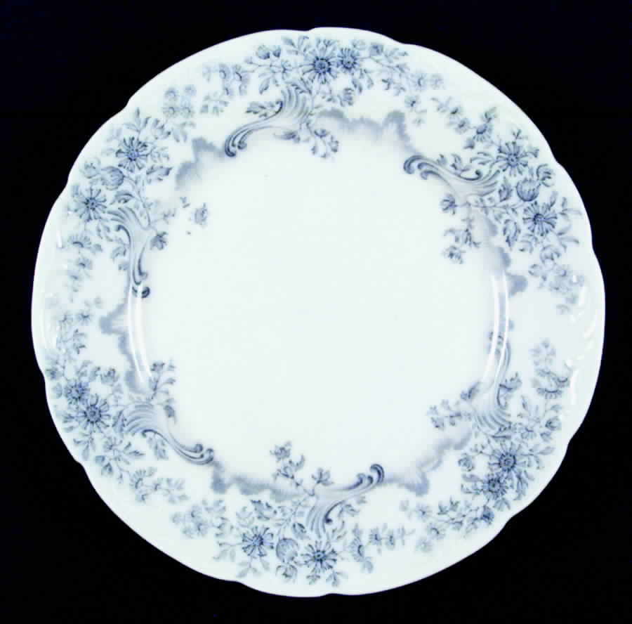 Antique Blue (No Gold Accents) Luncheon Plate by Grindley-1