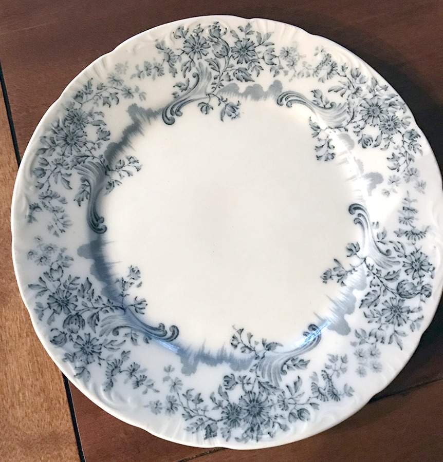 Antique Blue (No Gold Accents) Salad Plate by Grindley-1