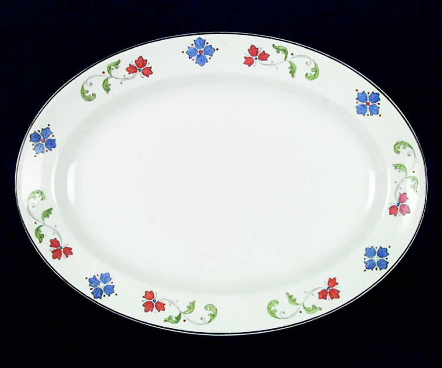 GRI95 14" Oval Serving Platter by Grindley-1
