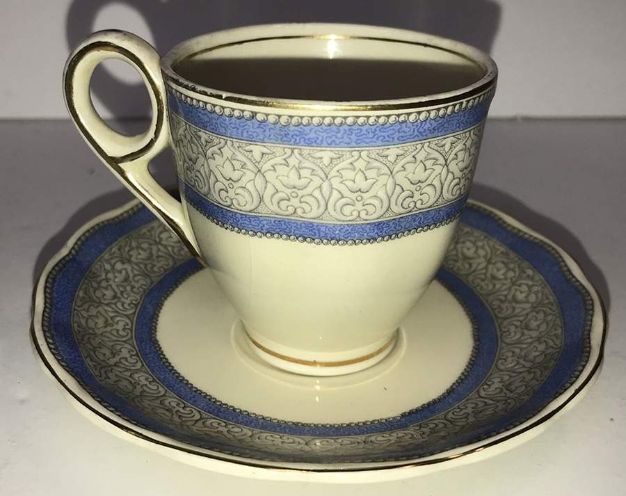 Dorchester Flat Demitasse Cup & Saucer Set by Grindley-1