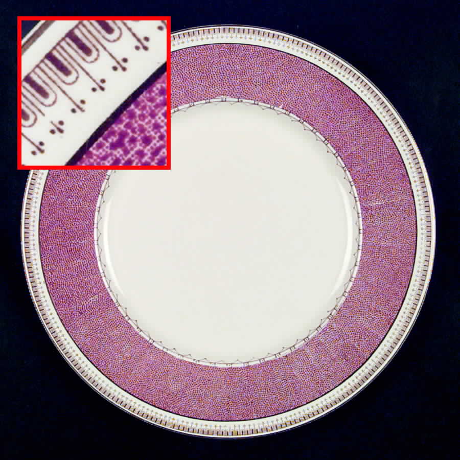 Melrose Red Dinner Plate by Grindley-1