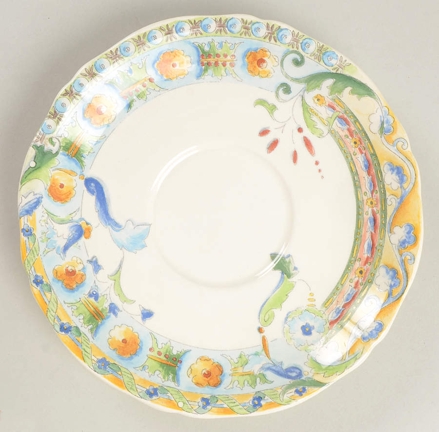 Raphael Saucer for Breakfast Cup by Faiencerie De Gien-1