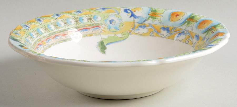 Raphael Rim Cereal Bowl by Faiencerie De Gien-1