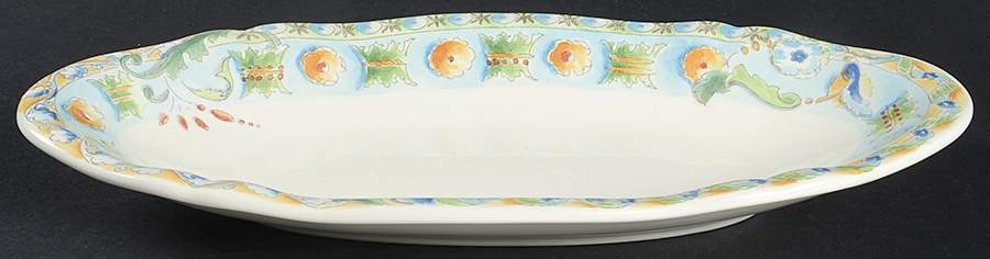 Raphael Pickle Dish by Faiencerie De Gien-1