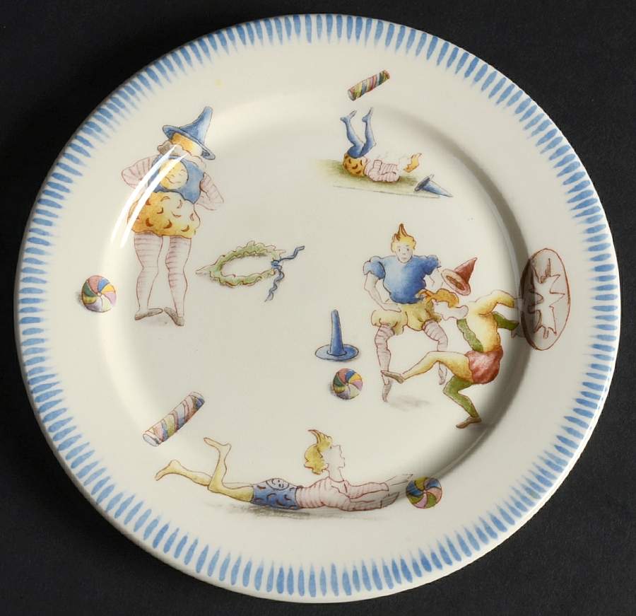 Le Cirque Child's Plate by Faiencerie De Gien-1