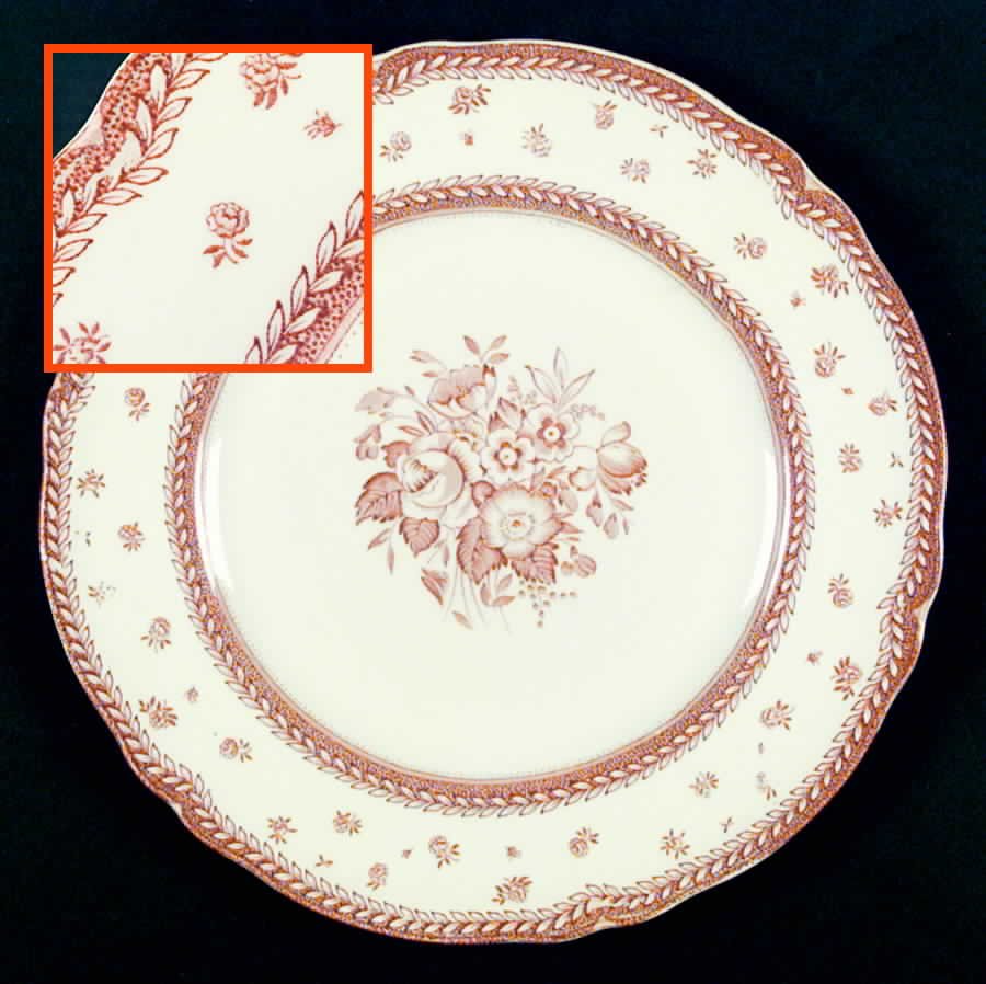 Dovedale Brown Dinner Plate by Grindley-1