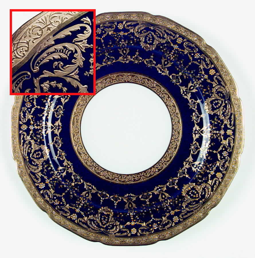 GUE203 Dinner Plate by WM Guerin-1