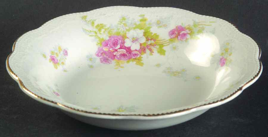 Kenwood (Gold Trim) Fruit/Dessert (Sauce) Bowl by Grindley-1