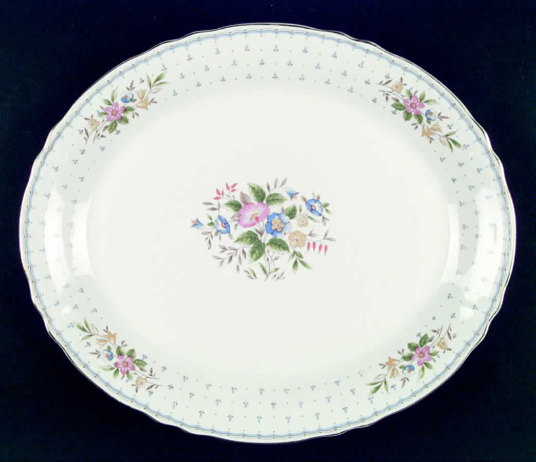 GRI99 12" Oval Serving Platter by Grindley-1