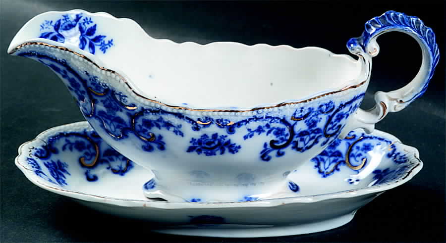 Portman Gravy Boat & Underplate/Relish by Grindley-1