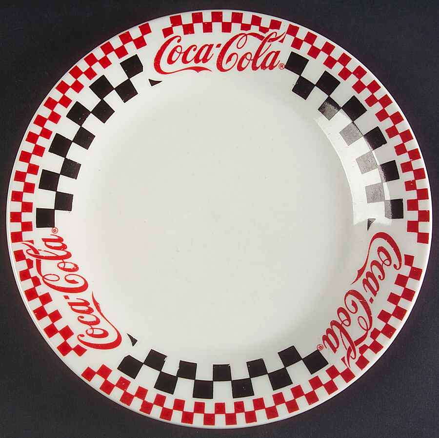Coca Cola Salad Plate by Gibson Designs-1