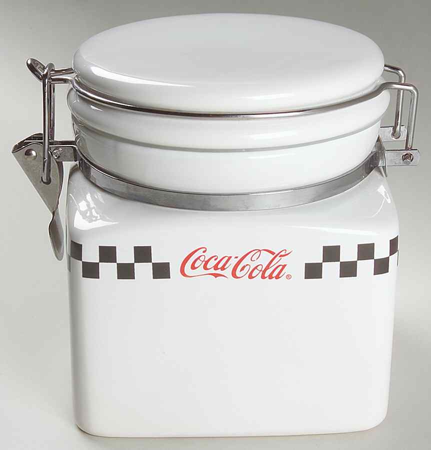 Coca Cola Medium Canister & Lid by Gibson Designs-1