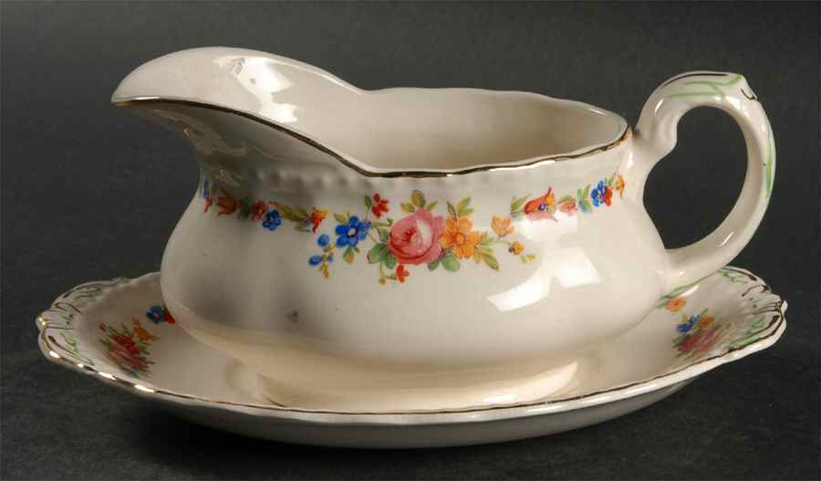 Raeburne Gravy Boat & Underplate by Grindley-1