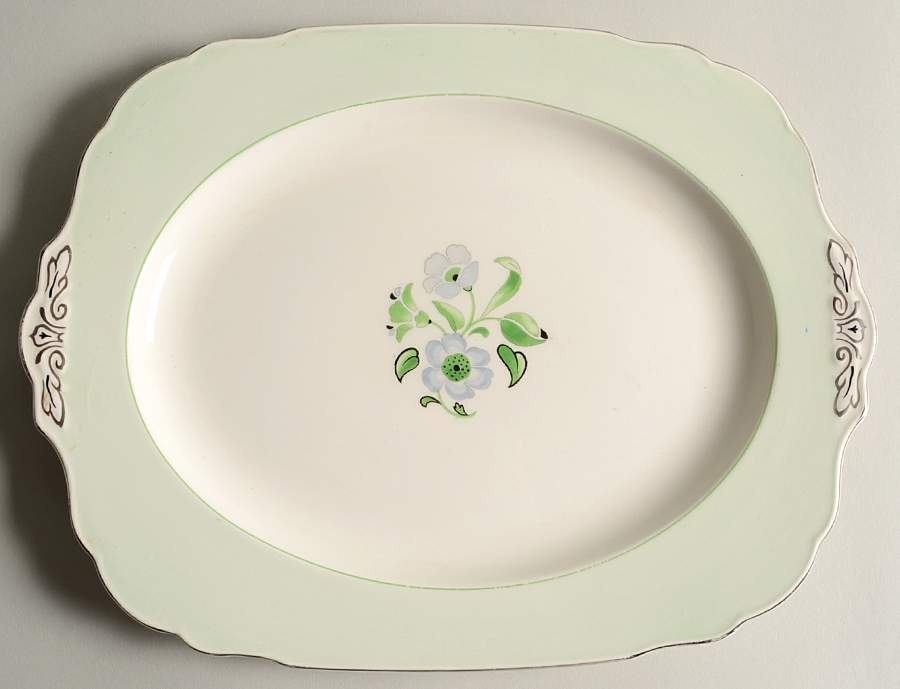Fairley 12" Oval Serving Platter by Grindley-1