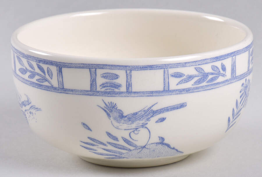 Oiseau Bleu (Fruit) 4" ALL PURPOSE BOWL (For Hostess Set) by Faiencerie De Gien-1