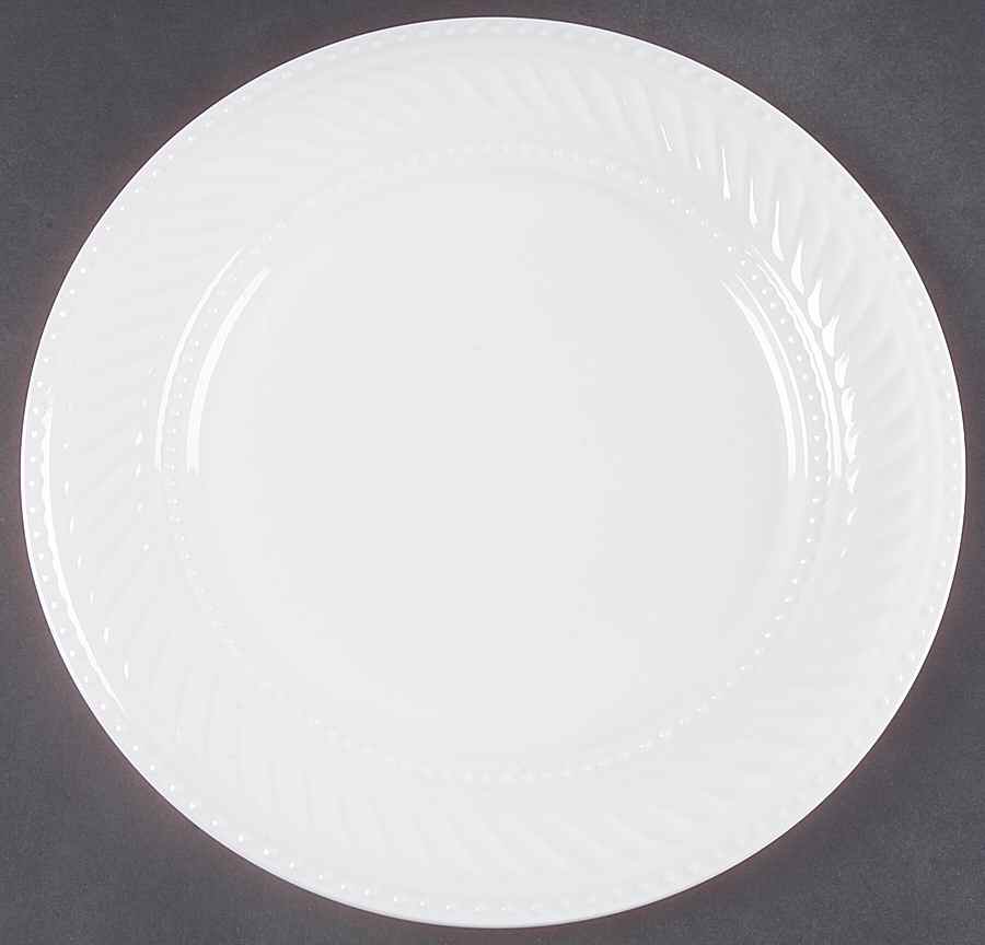 Braid Rimmed 12" Chop Plate (Round Platter) by Gibson Designs-1