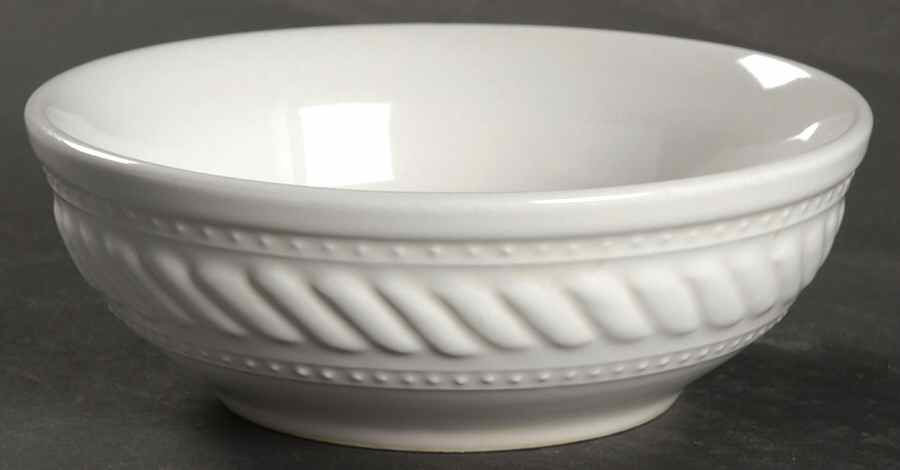 Braid Rimmed Fruit/Dessert (Sauce) Bowl by Gibson Designs-1