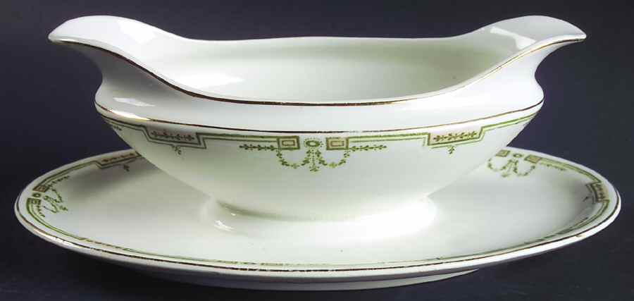 Riviera Gravy Boat with Attached Underplate by Grindley-1
