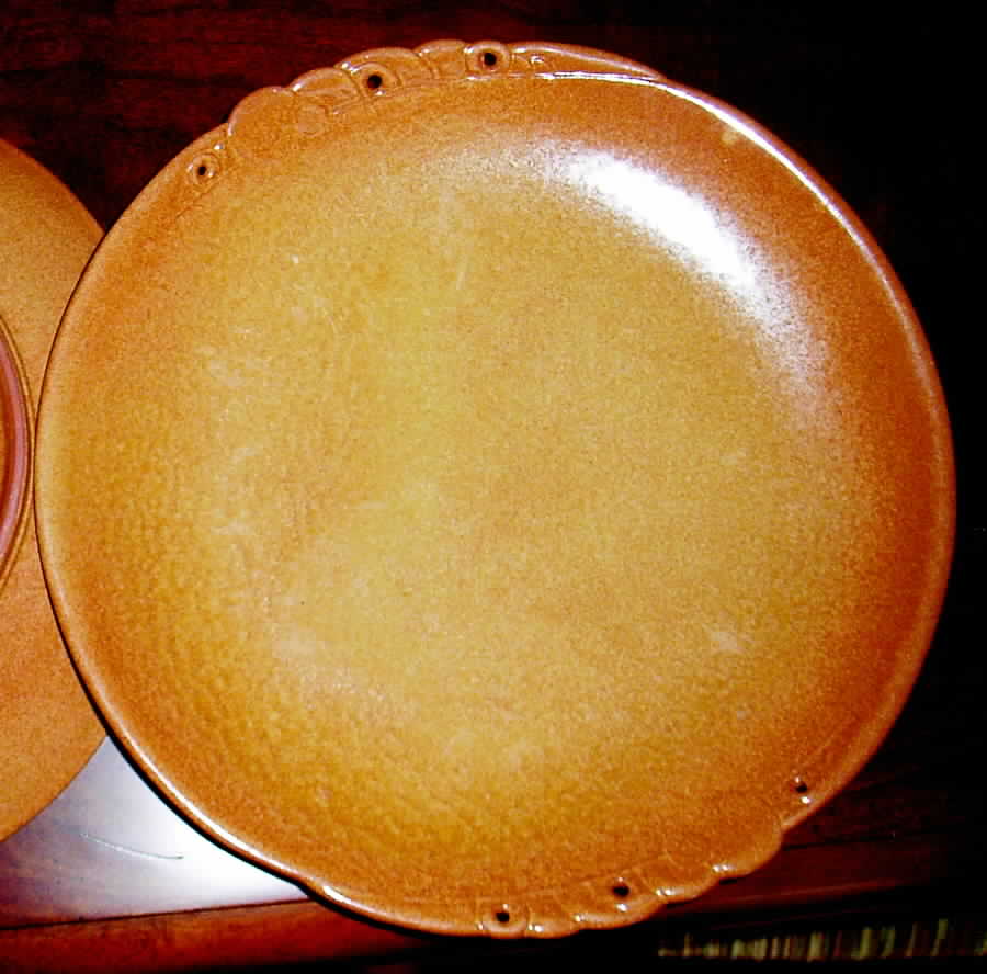 Orbit Cinnamon Dinner Plate by Gracetone Pottery-1