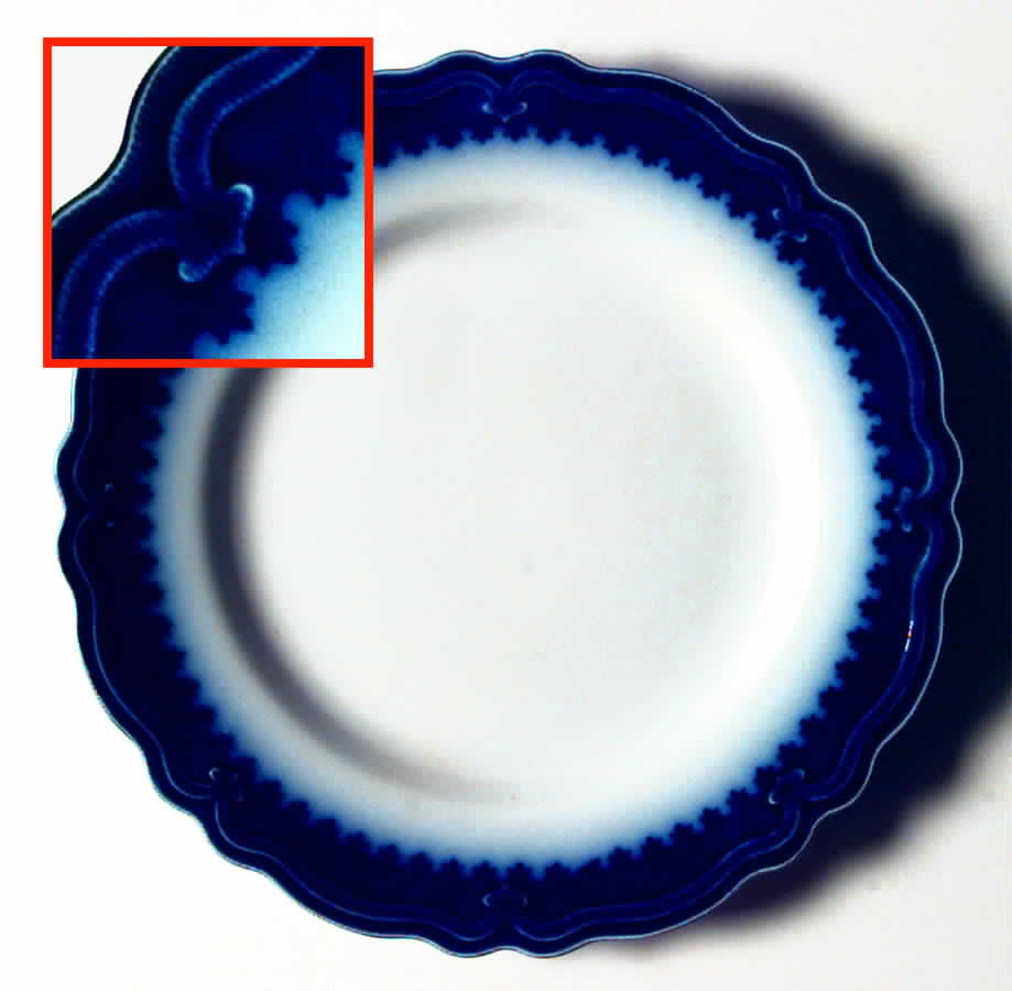 The Marquis (Flow Blue, No Gold) Dinner Plate by Grindley-1