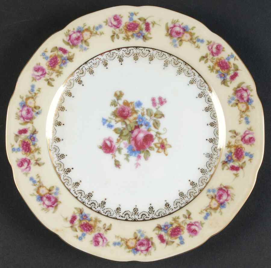 Hostess Salad Plate by Gold Castle-1
