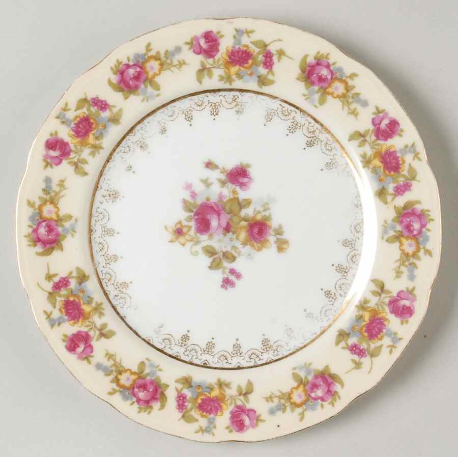 Hostess Bread & Butter Plate by Gold Castle-1