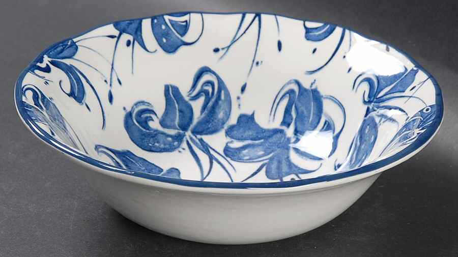 Orchid Coupe Cereal Bowl by Grindley-1