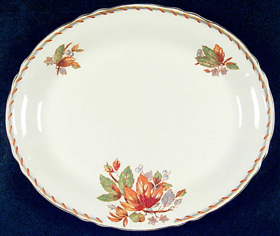 GRI201 14" Oval Serving Platter by Grindley-1