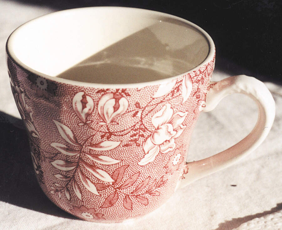 Velvet Red Flat Cup by Grindley-1