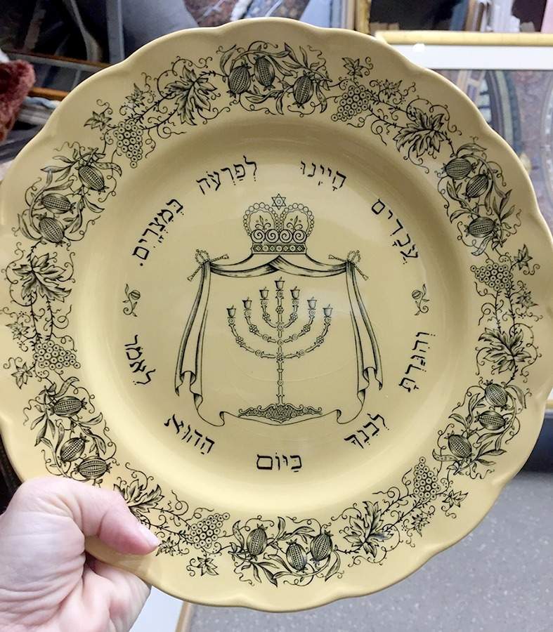 Passover Dinner Plate by Grindley-1