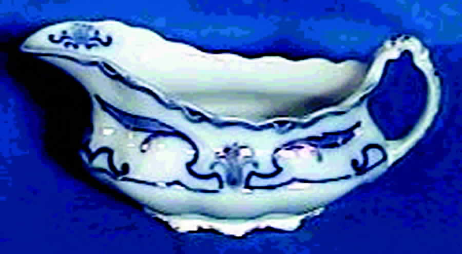 Lotus Gravy Boat by Grindley-1