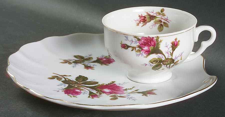 GRJ1 Snack Plate & Cup Set by Green China (Japan)-1