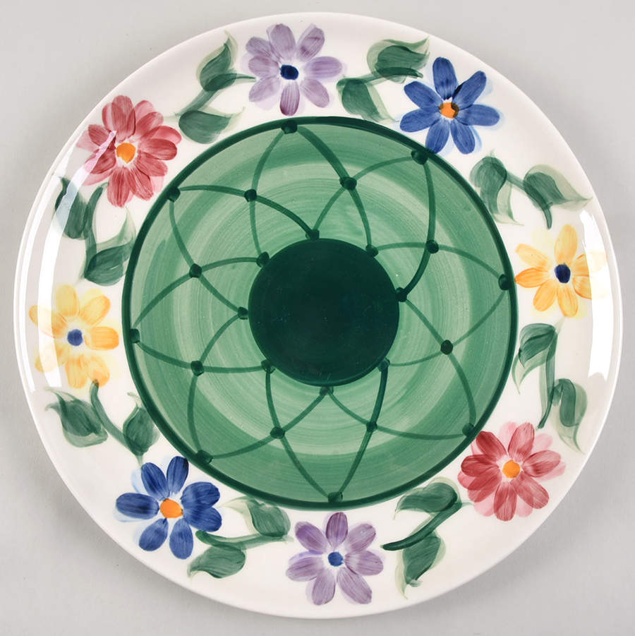 Daisy Chain Service Plate (Charger) by Gail Pittman-1
