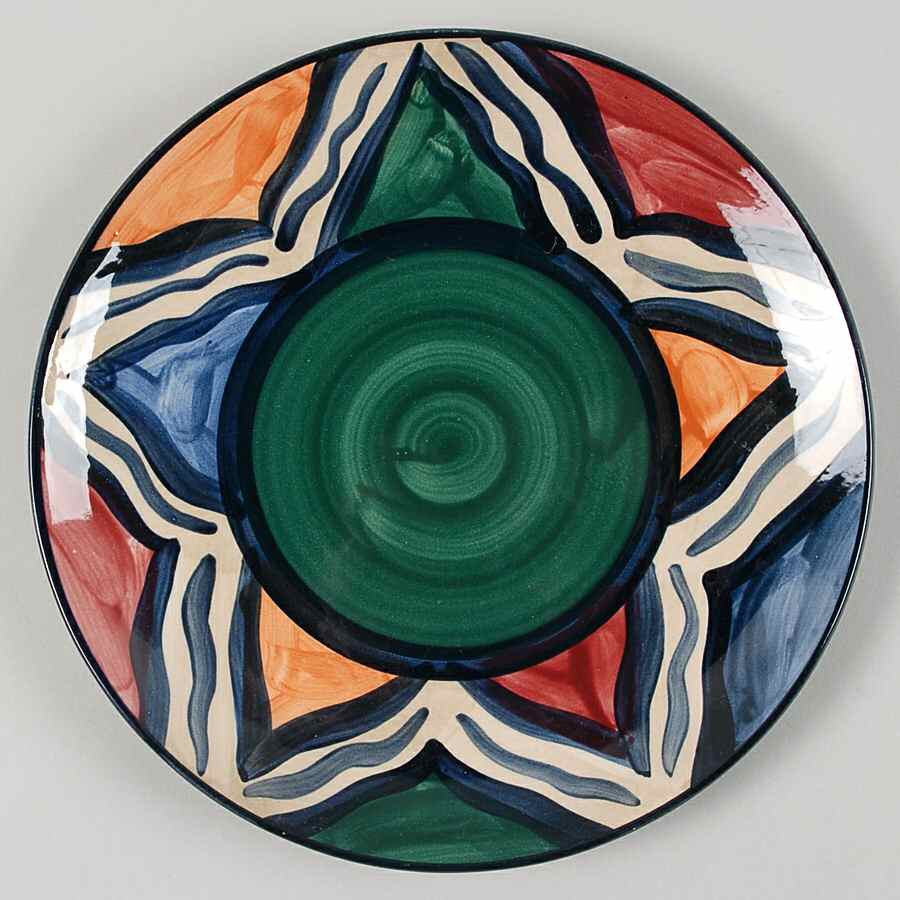 Green Azalea Dinner Plate by Gail Pittman-1