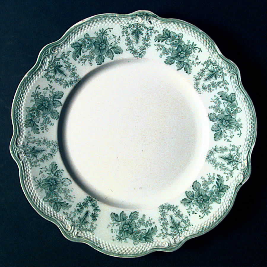 Brussels Green (No Trim) Dinner Plate by Grindley-1