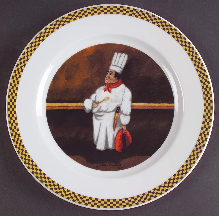 New Chef Suite Salad/Dessert Plate by Guy Buffet-1