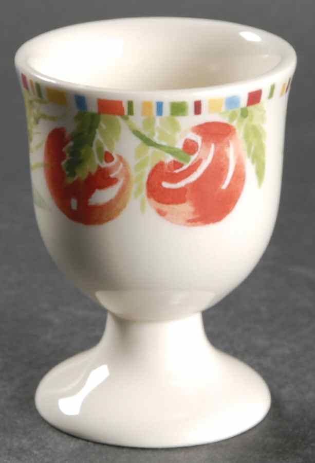 Cherry Single Egg Cup by Faiencerie De Gien-1