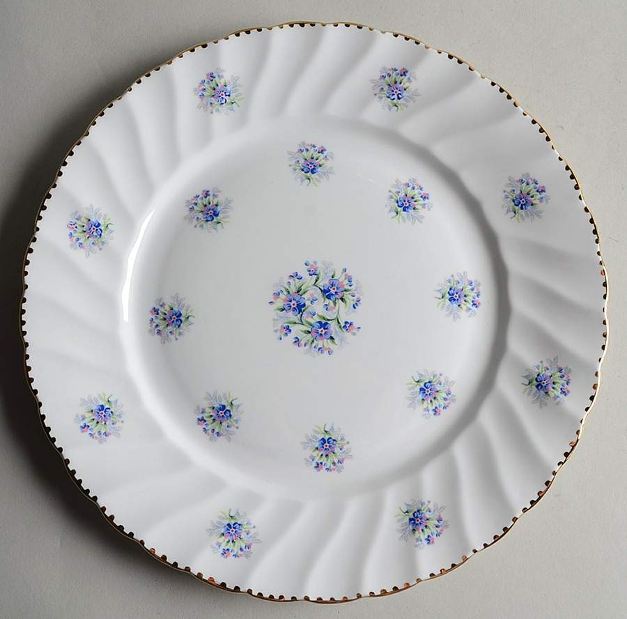 Forget-Me-Not Dinner Plate by Gladstone-1