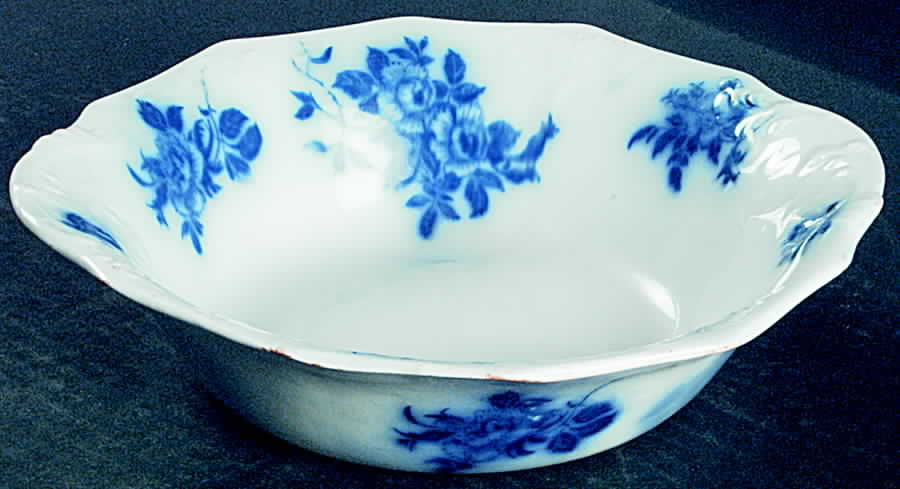 Gironde (Flow Blue, No Gold) 9" Round Vegetable Bowl by Grindley-1
