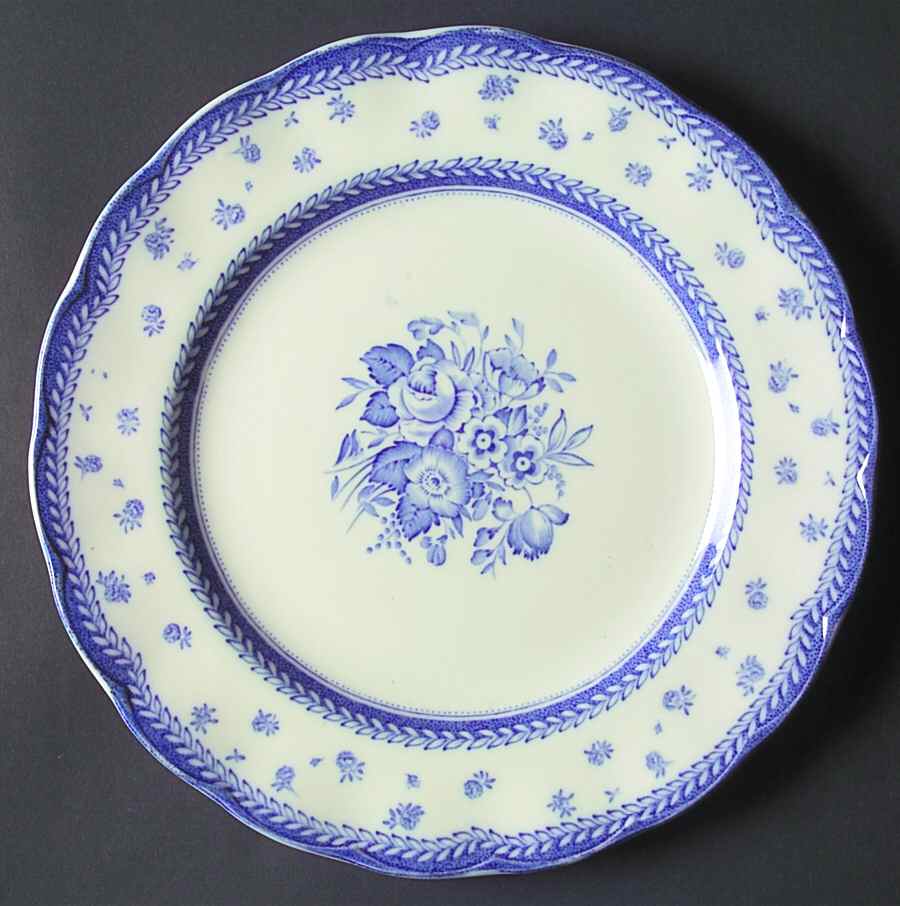 Dovedale Blue Dinner Plate by Grindley-1