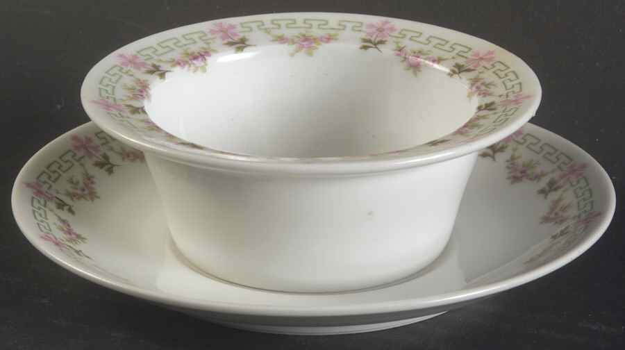 GUE372 Ramekin & Saucer Set by WM Guerin-1