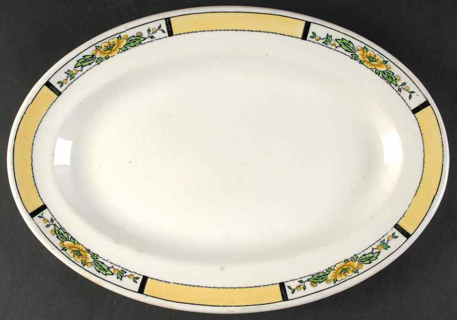 Coniston 13" Oval Serving Platter by Grindley-1
