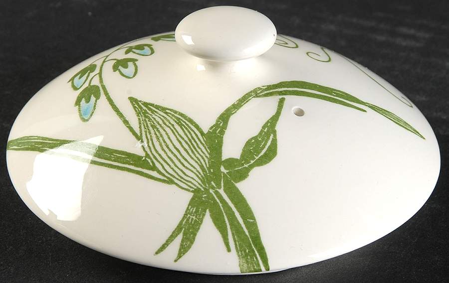Libellules Lid for Teapot by Faiencerie De Gien-1