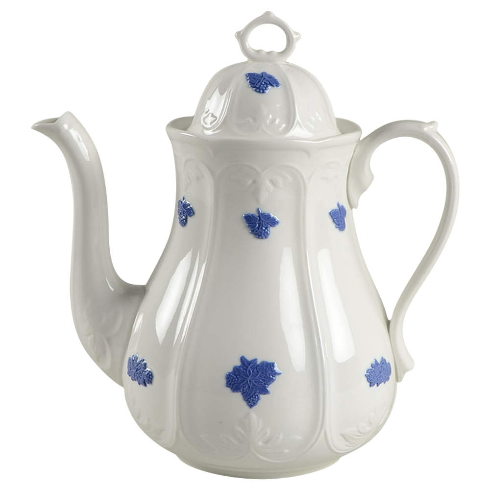 Bla Blom (Name In Banner) Coffee Pot & Lid by Gustavsberg-1