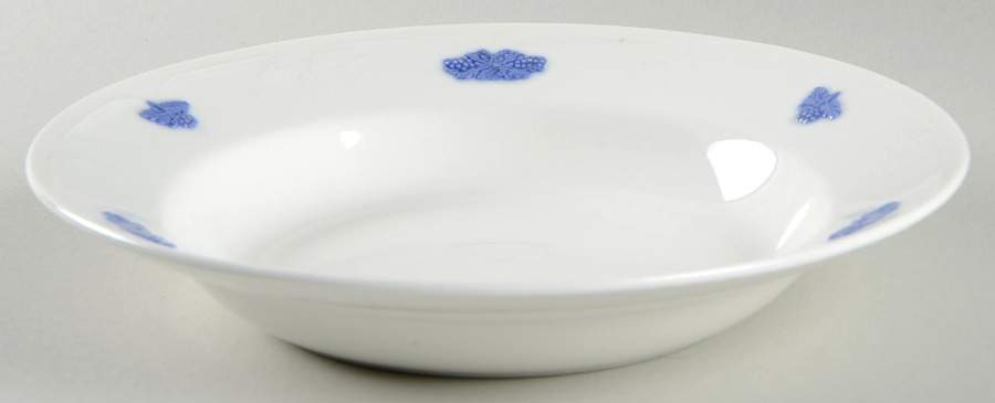Bla Blom (Name In Banner) Rim Soup Bowl by Gustavsberg-1